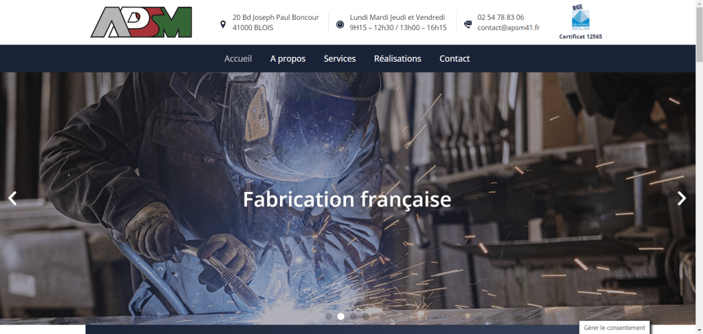 apsm41 - batiment - refonte site web